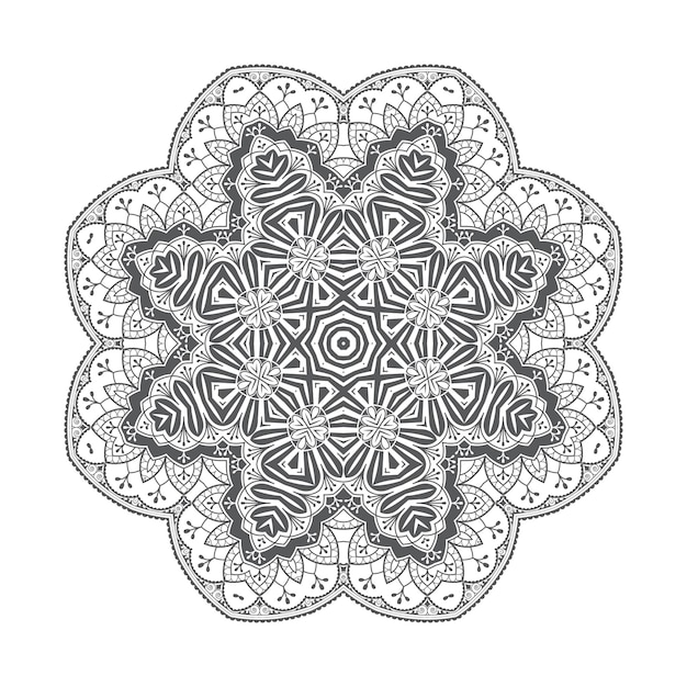 vector de mandala para un hermoso diseño