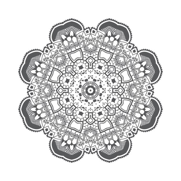 vector de mandala para un hermoso diseño