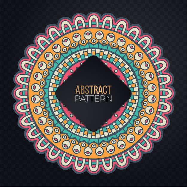 Vector mandala indio