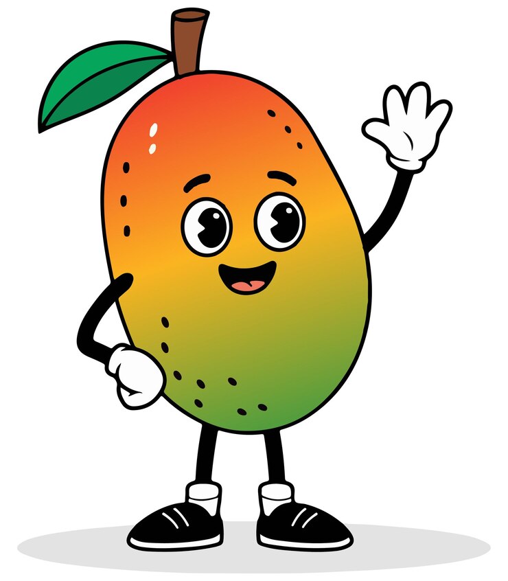Vector vector de mangos de dibujos animados