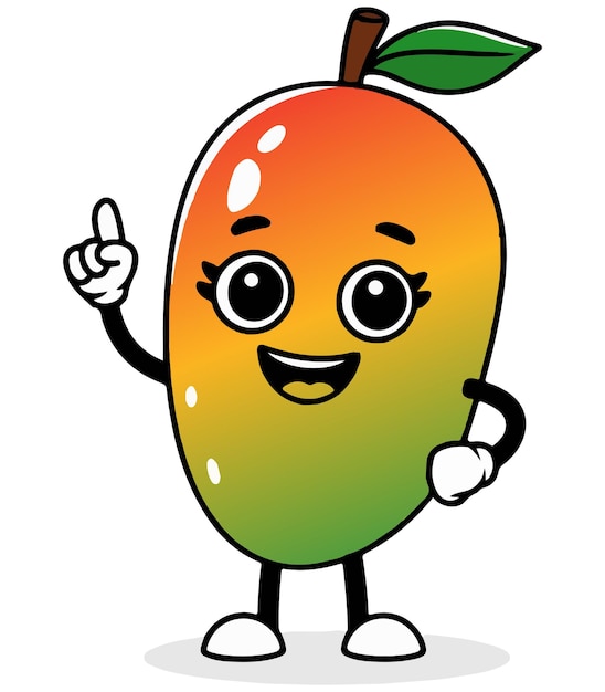 Vector de mangos de dibujos animados