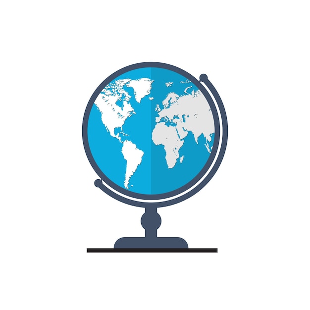Vector de mapa mundial