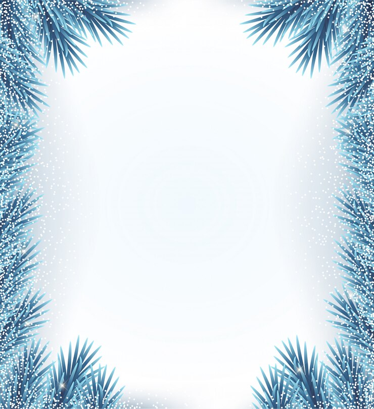 Vector marco de invierno.
