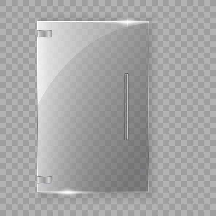 Vector vector de marco de vidrio rectangular