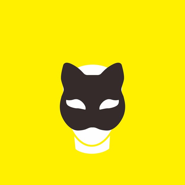 Vector de la máscara de zorro