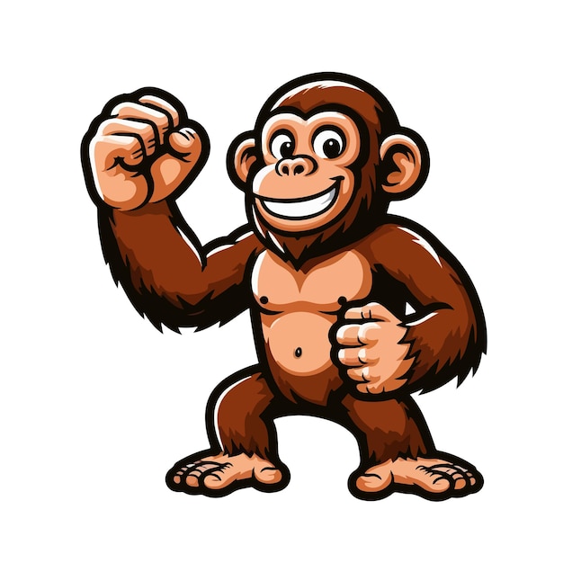 Vector de mascota de cara de payaso espeluznante sobre un fondo blanco