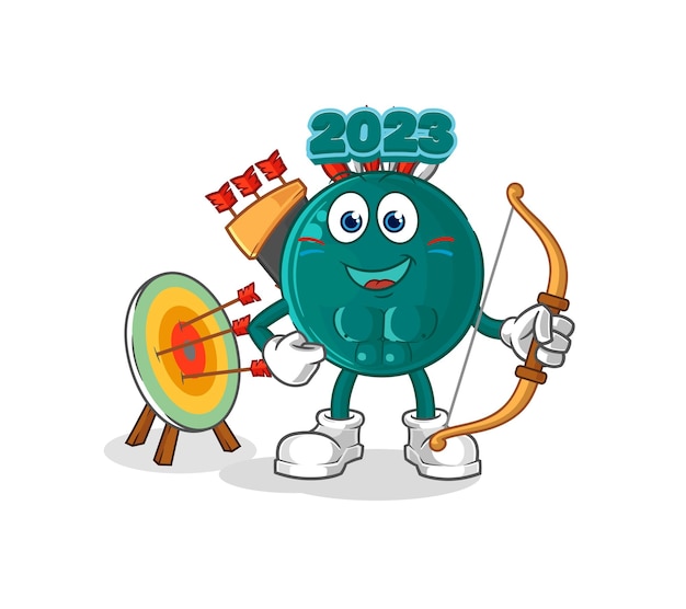 vector de mascota de dibujos animados de tribu nativa americana 2023