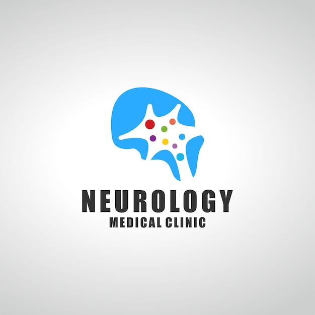 Vector mente creativa logo cerebro logo identidad Lluvia de ideas tecnologías logo pensar logo