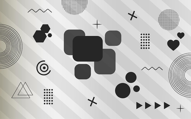 Vector Minimal Moderno Fondo Abstracto con Color Gradiente Tópico de pared geométrico creativo