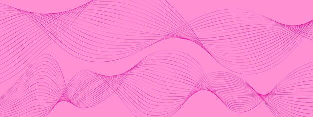 Vector mínimo geométrico dinámico naranja rosa fondo abstracto creativo ondas digitales fondo