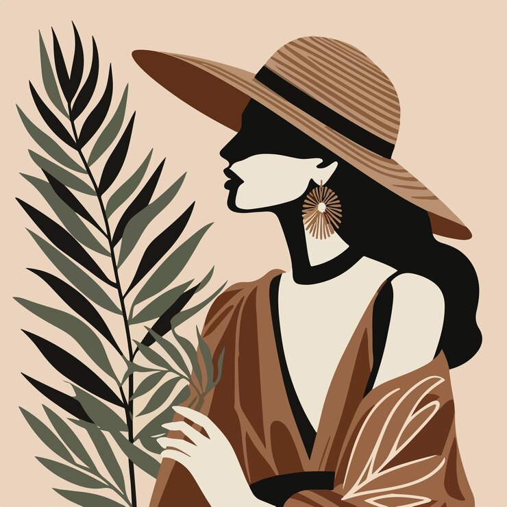 Vector moda moderna para mujeres diseño minimalista