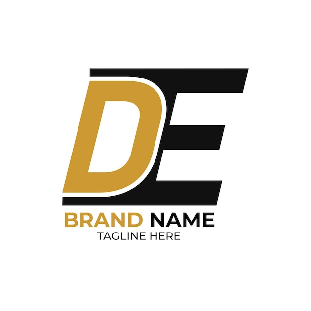 Vector DE modelo de diseño de logotipo de letra abstracta de marca para empresas