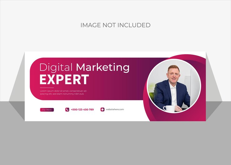 Vector modelo de portada de Facebook para negocios y empresas