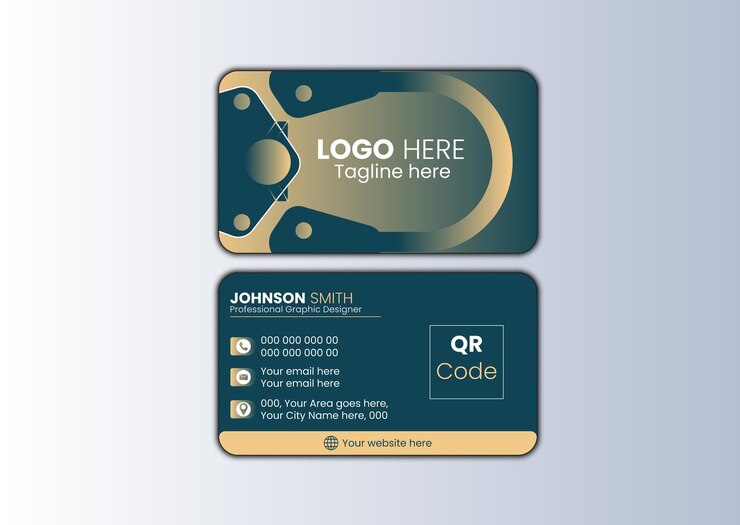 Vector moderno y creativo diseño de tarjeta de visita