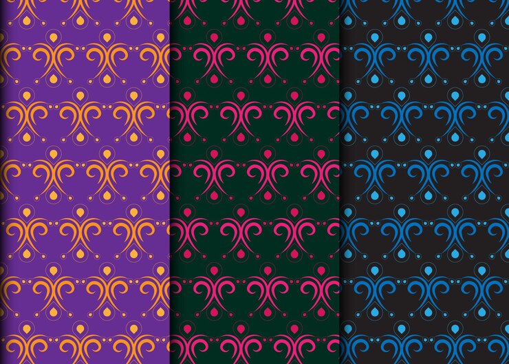 Vector moderno diseño de patrones sin fisuras