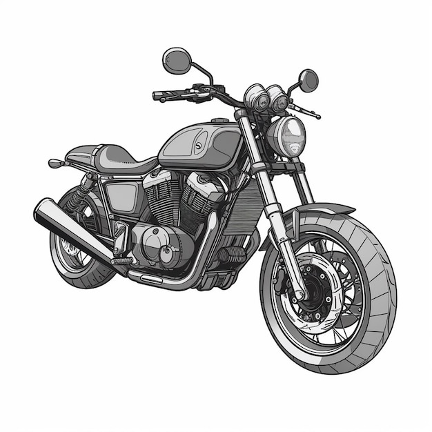 vector motocicleta ilustración bicicleta vehículo motor moto deporte transporte velocidad diseño