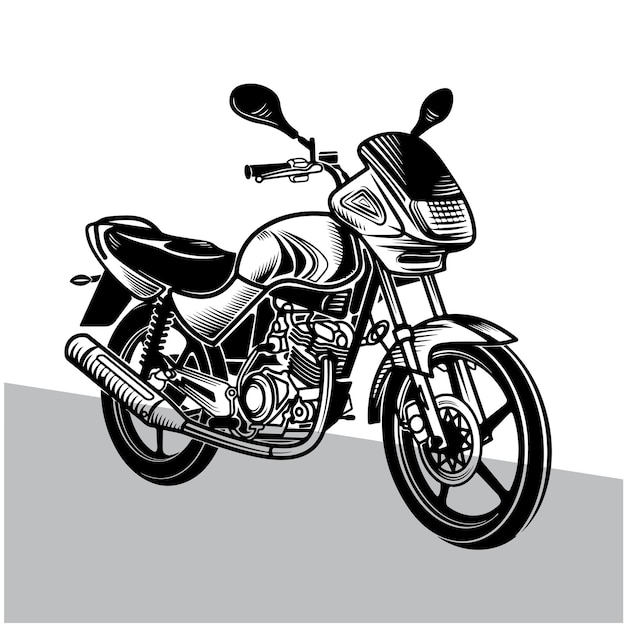 vector de motocicleta, ilustración