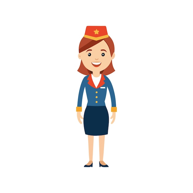 Vector mujer de negocios feliz