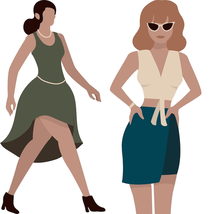 Vector de mujeres influyentes