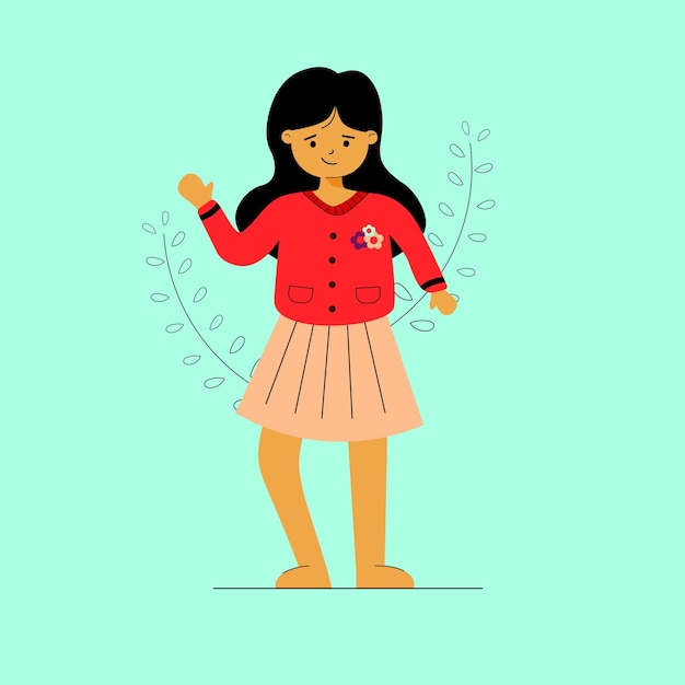 Vector de mujeres de moda Ilustración de moda popular