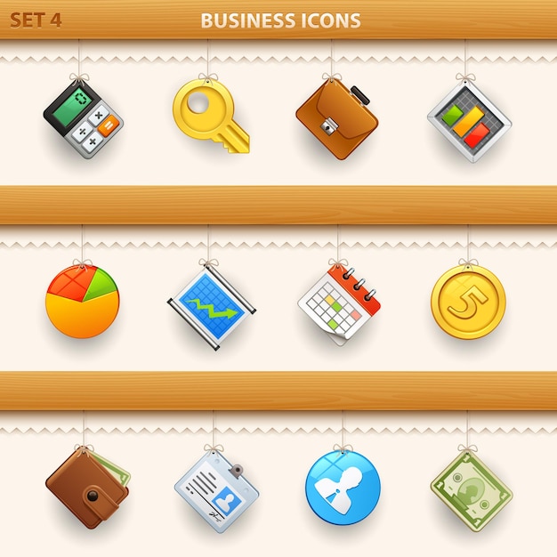 vector multimedia iconos colgados set 4