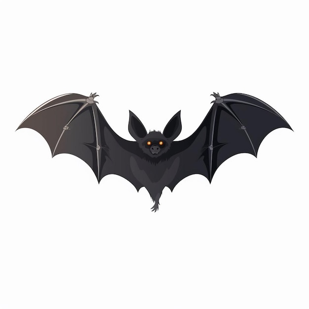 vector, murciélago, espeluznante, halloween, silueta, ilustración, negro, símbolo, vampiro, aislado, horror