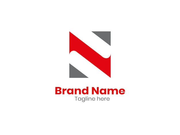 Vector n Moderno Creativo N letra N plantilla de logotipo vectorial