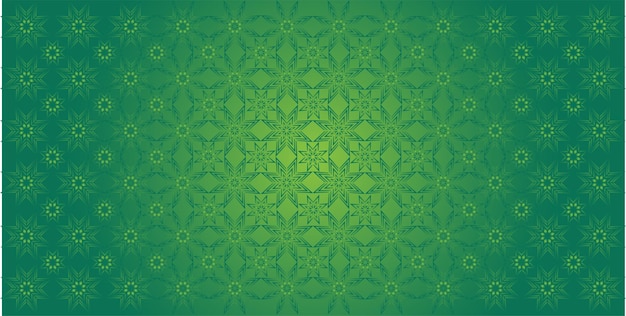 vector naturaleza greend fondo patrón estrellas árabe caligrafía geométrico flor ornamento decoración