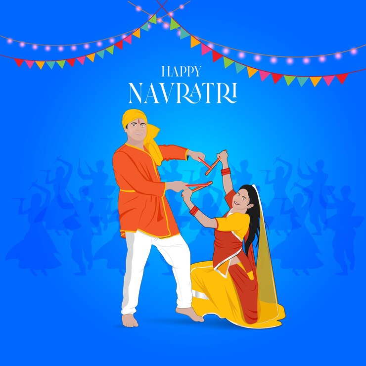 Vector vector de navaratri 4