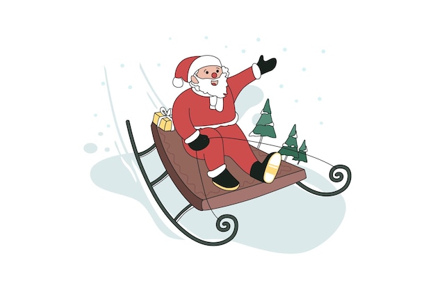Vector de Navidad plano