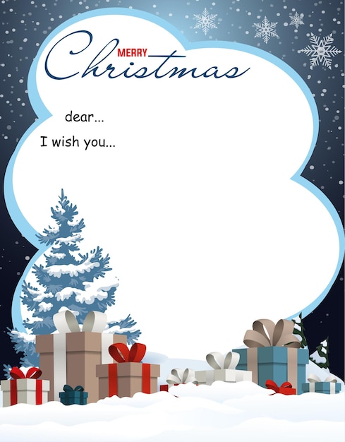 Vector Navidad tarjeta de felicitación de año nuevo1