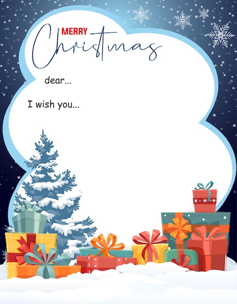 Vector Navidad tarjeta de felicitación de año nuevo2