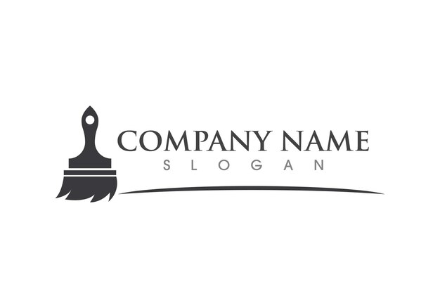 vector de negocio de logotipo de pintura