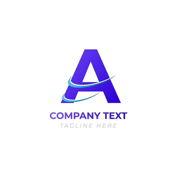 Un vector de negocio profesional de logotipo de onda