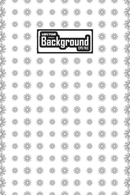 Vector negro y blanco patrón abstracto sin costuras fondo diseño gráfico ornamental en escala de gris