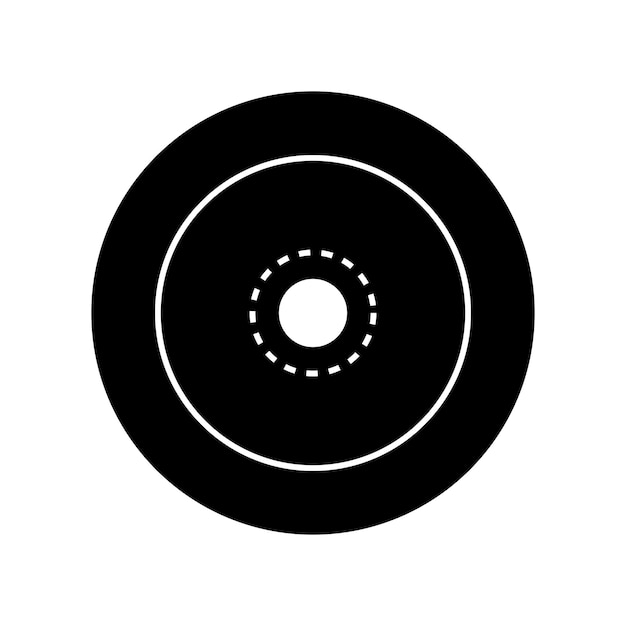 Vector negro eclipse luna espacio y iconos de astronomía conjunto logotipo en blanco y negro