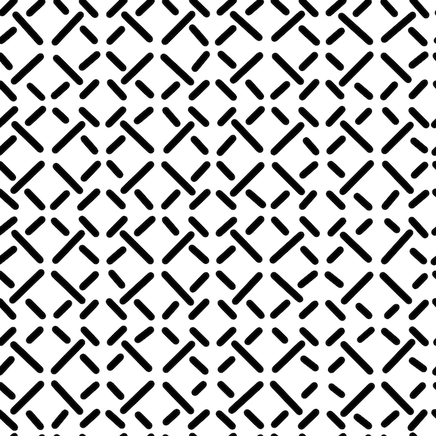 Vector vector negro líneas discontinuas oblicuas patrón sin costuras