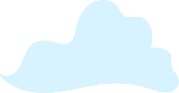Vector de nubes azules
