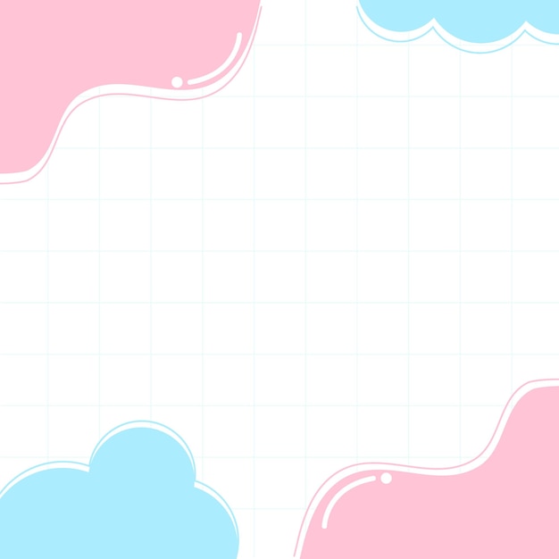 un vector de nubes de fondo colorido