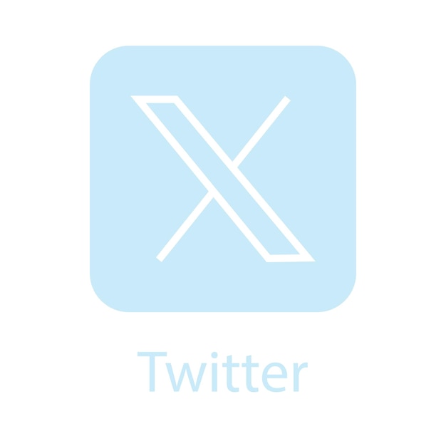 vector nuevo 2023 twitter logo x diseño de icono
