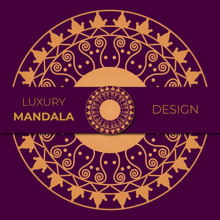 Vector nuevo diseño de mandala de lujo