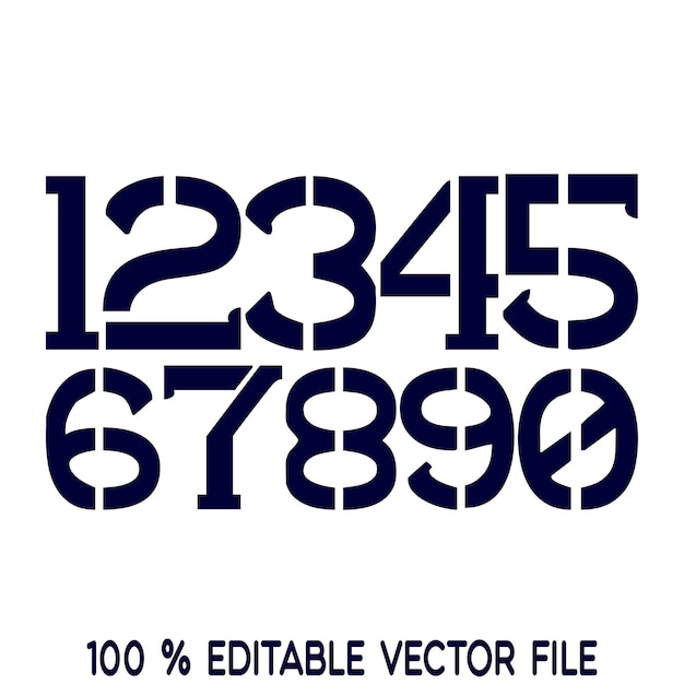Vector de números de la camiseta de baloncesto deportivo clásico