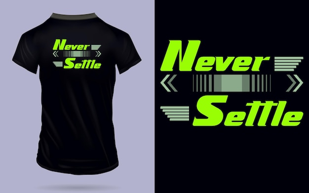 Vector vector 'nunca te conformes' diseño de camiseta con citas motivacionales