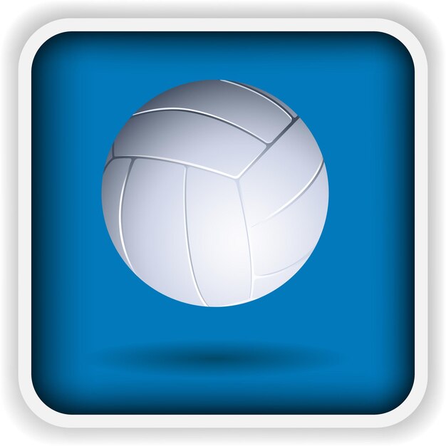 Vector vector de objetos deportivos de voleibol