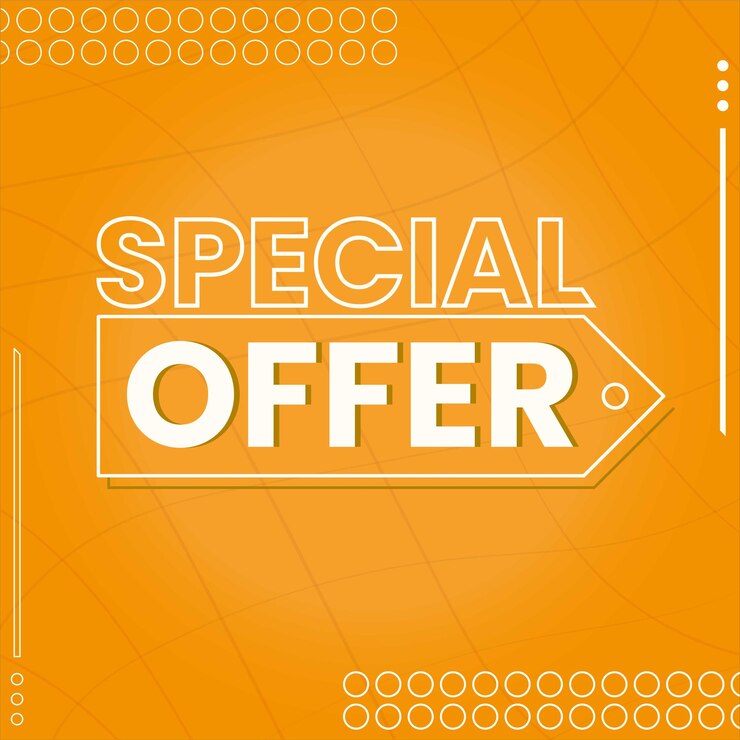 Vector vector de ofertas especiales