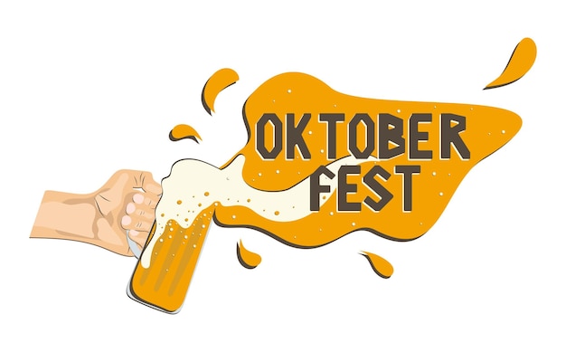 Vector, de, el, oktoberfest, clipart