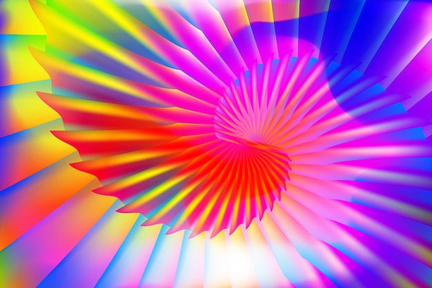Vector de onda de color abstracto de fondo degradado vibrante EPS