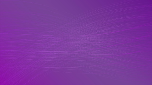 Vector ondas suaves sobre fondo morado oscuro. Telón de fondo de diseño de tecnología futurista