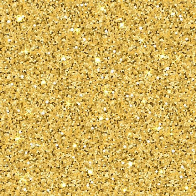 Vector oro brillo textura Realista patrón sin costuras