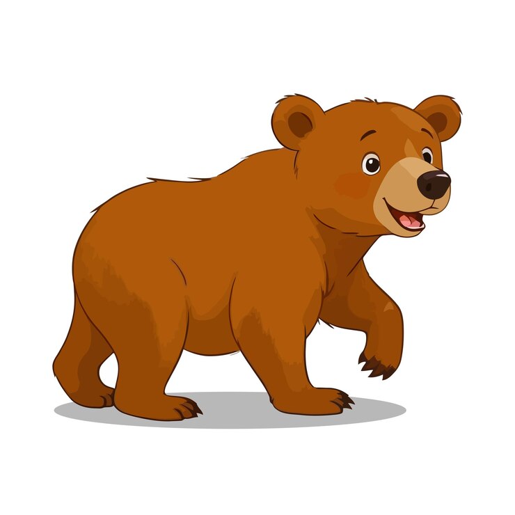 El vector del oso es lindo. El arte del vector del oso.